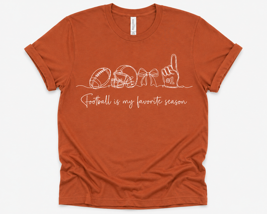 Football is My Favorite Season | Adult Tee