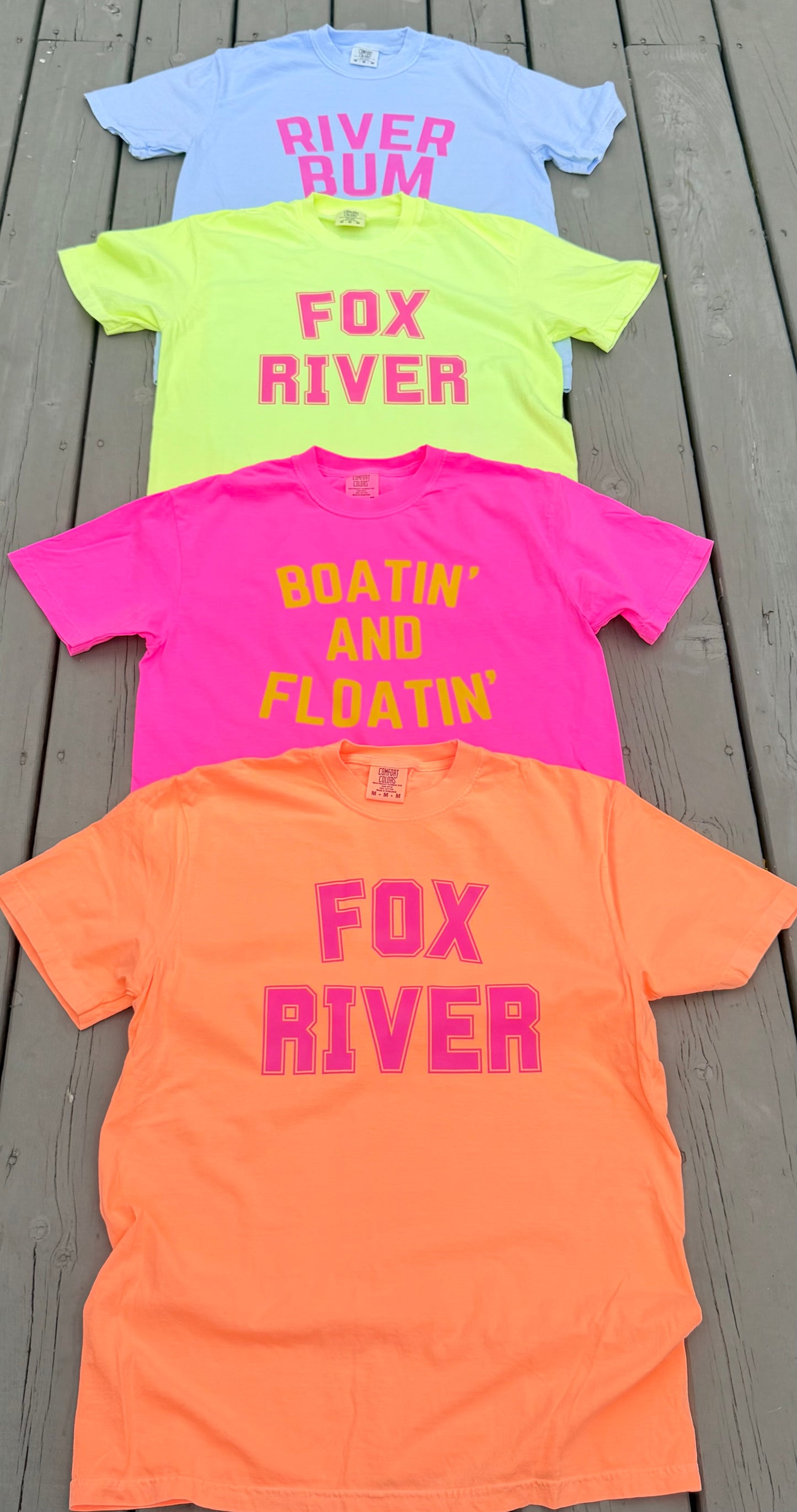 Neon Cantaloupe Fox River Tee