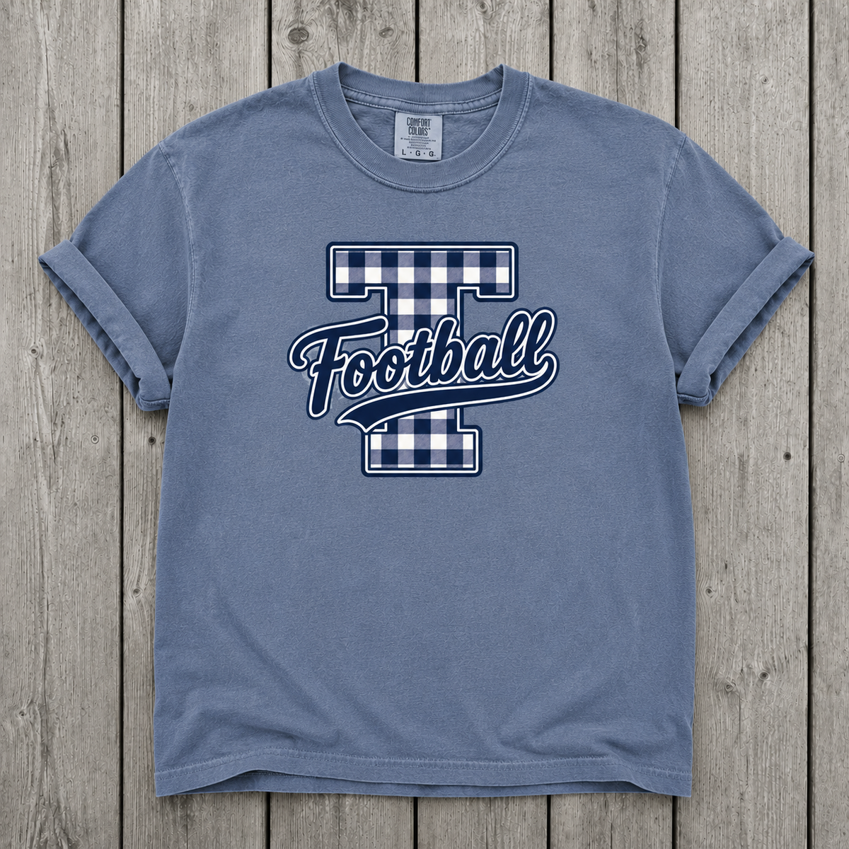 Custom Team Football Checkered | Unisex Short Sleeve Tee