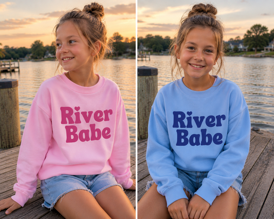 Girls River Babe Sweatshirt