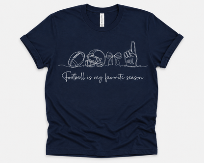 Football is My Favorite Season | Adult Tee