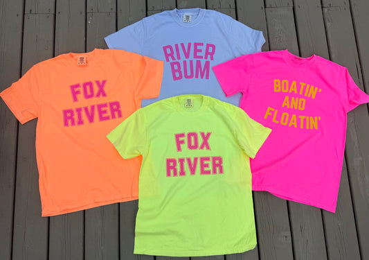 Neon Lemon Fox River Tee