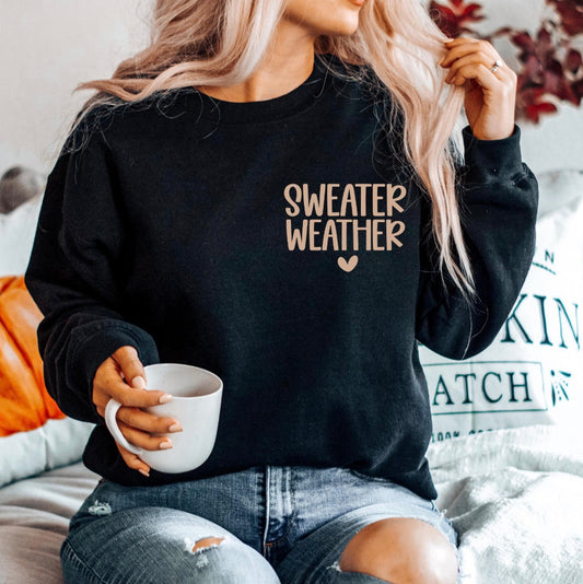 Love Sweater Weather | Women's Crewneck