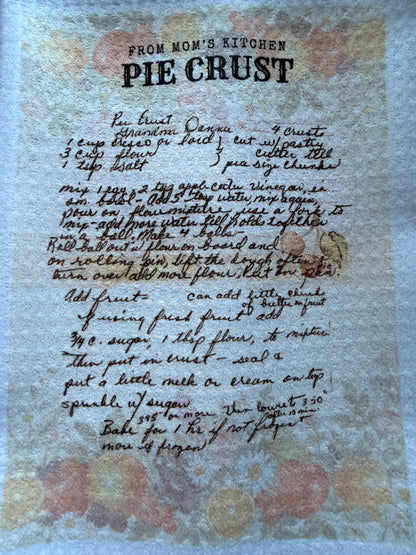 Custom Recipe | Tea Towel