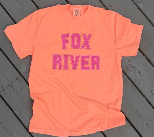 Neon Cantaloupe Fox River Tee