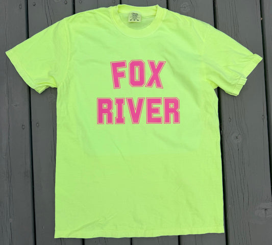 Neon Lemon Fox River Tee