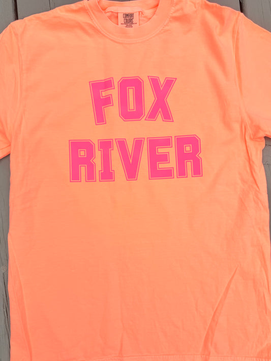 Neon Cantaloupe Fox River Tee
