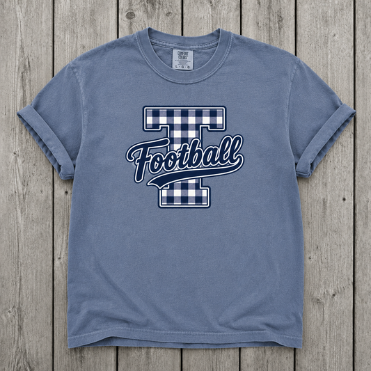 Custom Team Football Checkered | Unisex Short Sleeve Tee