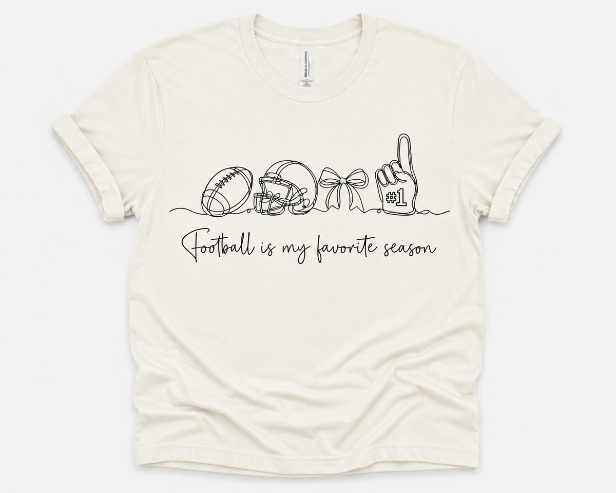 Football is My Favorite Season | Adult Tee