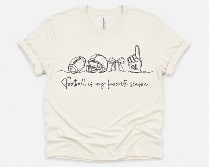 Football is My Favorite Season | Adult Tee