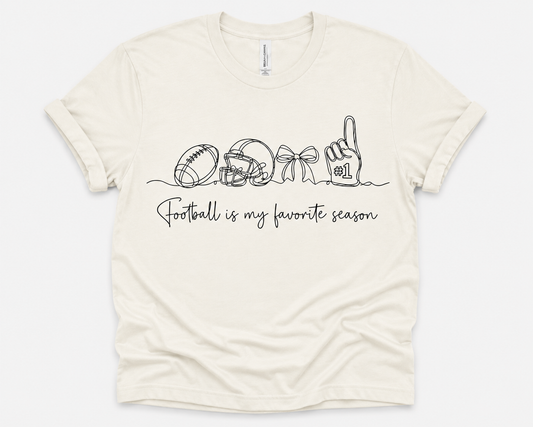 Football is My Favorite Season | Adult Tee