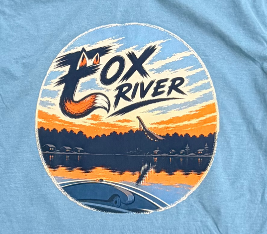Kids Fox River Sunset Ski Jump Tee