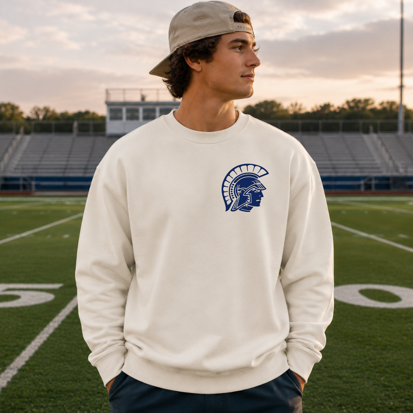 Vintage Trojans Unisex Crewneck