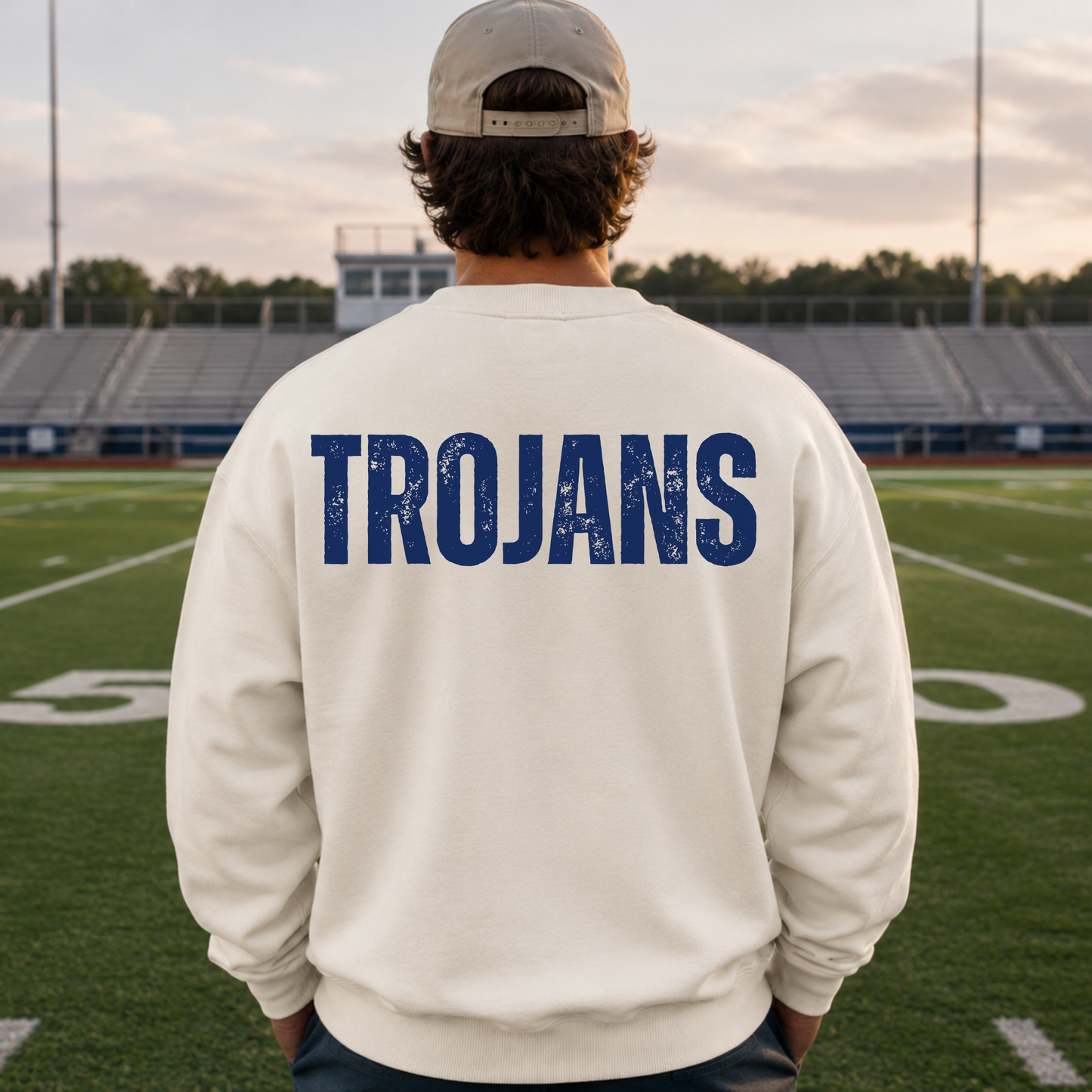 Vintage Trojans Unisex Crewneck
