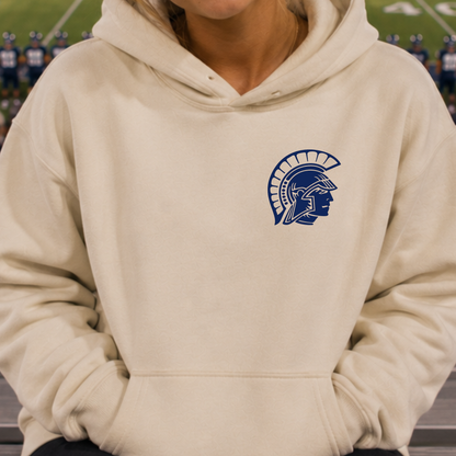 C-G Trojans Mid-Back Hoodie